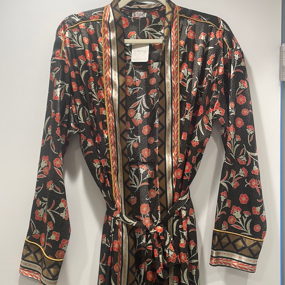 Free People Satin Robe